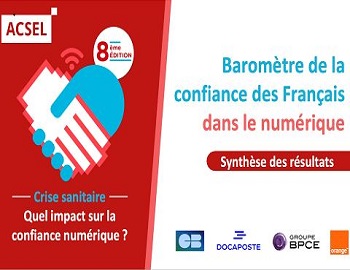 Baromètre de la confiance des Français dans le numérique 2021 de l'Acsel