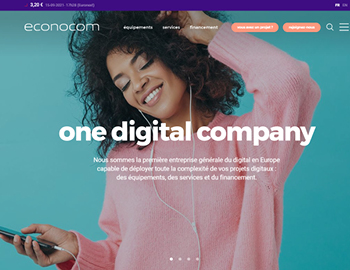 Econocom lance son nouveau site internet