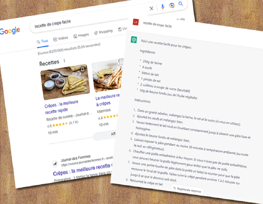 chatGPT et la recherche sur internet, un changement de paradigme.