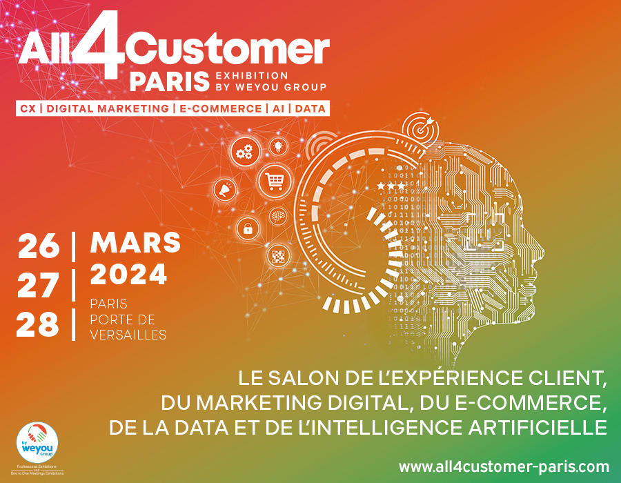 All4Customer Paris, se déroulera les 26, 27 et 28 Mars Porte de Versailles