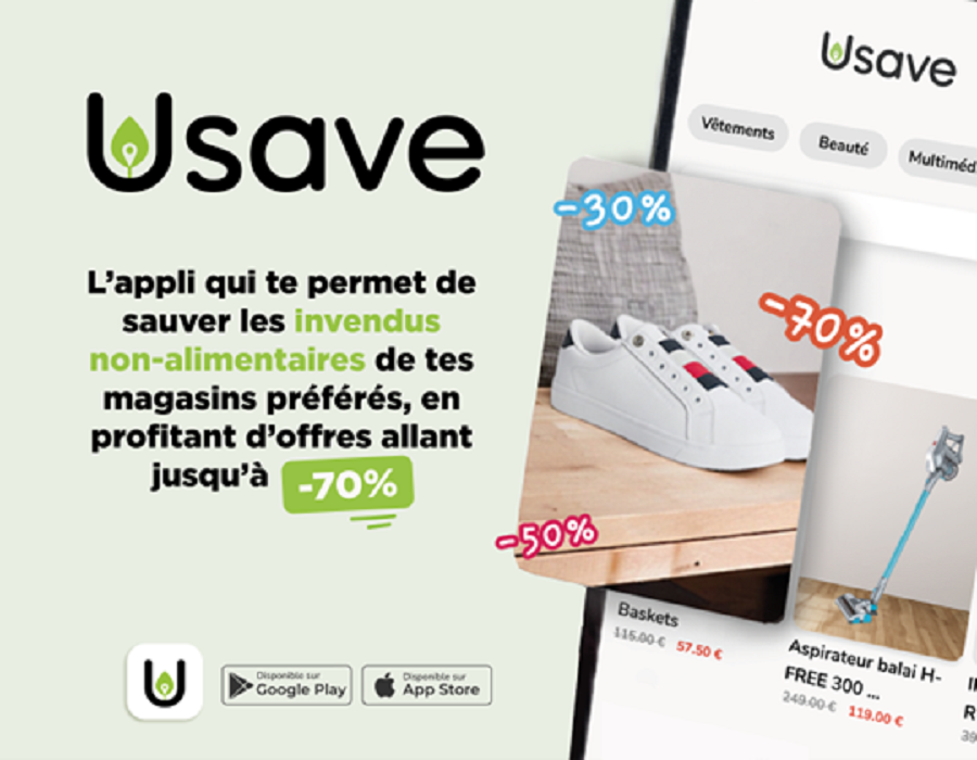 Usave, l'application qui sauve les invendus des magasins !