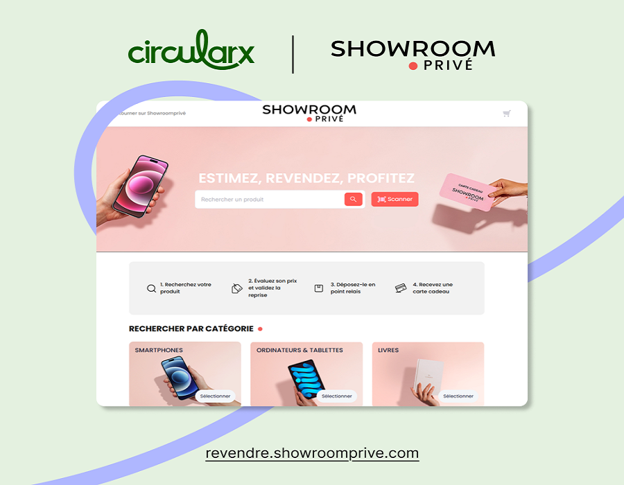 CircularX accompagne Showroomprivé dans son offre de reprise