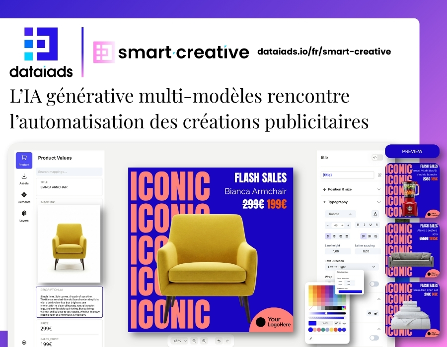 Dataïads lance Smart Creative, solution GenAI multimodèle