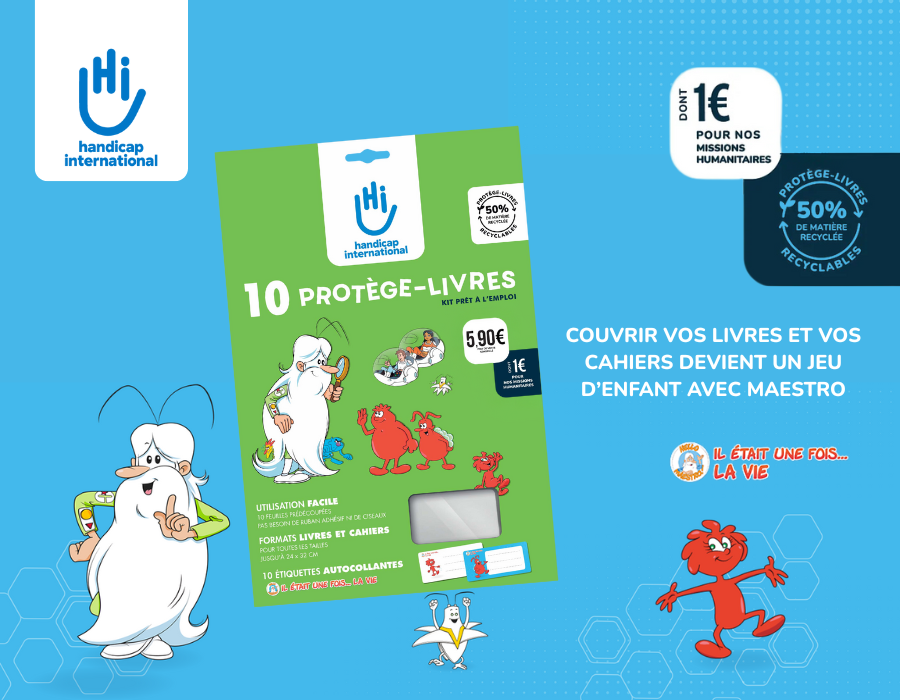 Pour la rentrée 2025, un kit utile pour vos enfants… et essentiel pour Handicap International