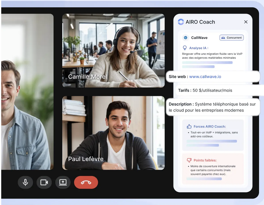Ringover lance AIRO Coach, le premier coach en temps réel basé sur l’IA
